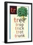 TR for Tree-null-Framed Art Print