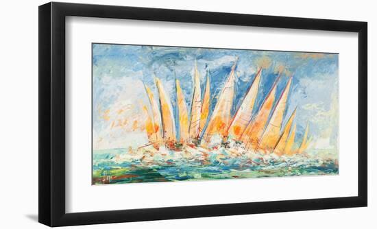 Tra le onde-Luigi Florio-Framed Giclee Print