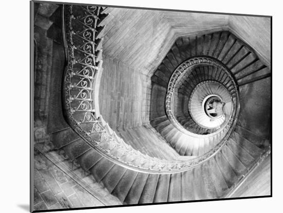 Traboule Staircase, Lyon, France-Walter Bibikow-Mounted Premium Photographic Print