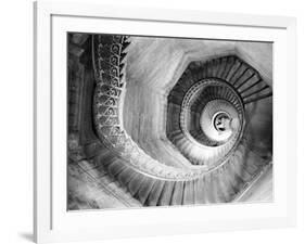 Traboule Staircase, Lyon, France-Walter Bibikow-Framed Photographic Print