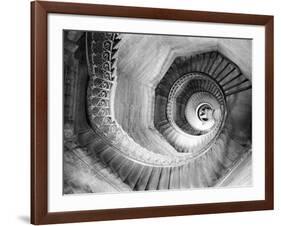 Traboule Staircase, Lyon, France-Walter Bibikow-Framed Photographic Print