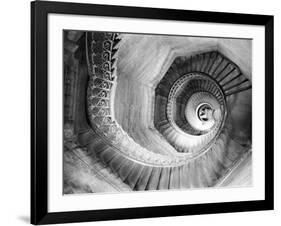 Traboule Staircase, Lyon, France-Walter Bibikow-Framed Photographic Print