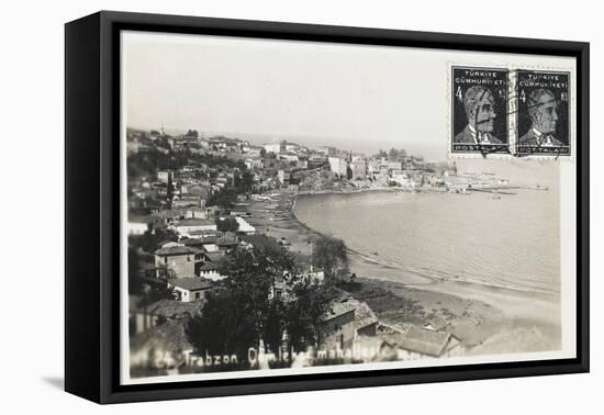 Trabzon - General View of the Bay-null-Framed Stretched Canvas