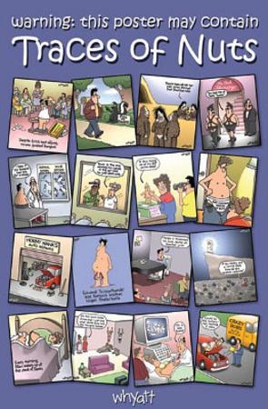Traces of Nuts (Cartoon Collage) Art Poster Print