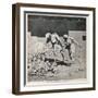 Traces on the Moon-Stanley Wood-Framed Art Print