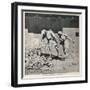 Traces on the Moon-Stanley Wood-Framed Art Print