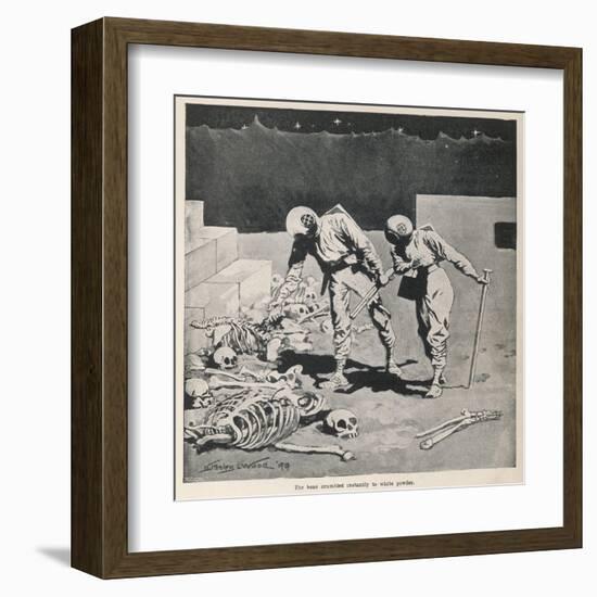 Traces on the Moon-Stanley Wood-Framed Art Print