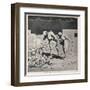 Traces on the Moon-Stanley Wood-Framed Art Print