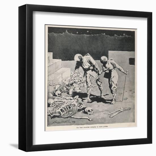 Traces on the Moon-Stanley Wood-Framed Art Print