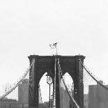 Brooklyn Bridge bw-Tracey Telik-Art Print