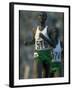 Track Athlete Kip Keino in Action at the Summer Olympics-John Dominis-Framed Premium Photographic Print