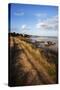 Track by the River at Orford Quay, Orford, Suffolk, England, United Kingdom, Europe-Mark Sunderland-Stretched Canvas