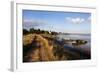 Track by the River at Orford Quay, Orford, Suffolk, England, United Kingdom, Europe-Mark Sunderland-Framed Photographic Print