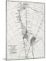 Track Chart of the Main Southern Journey of Robert Falcon Scott's Terra Nova Expedition-null-Mounted Giclee Print