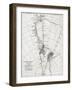 Track Chart of the Main Southern Journey of Robert Falcon Scott's Terra Nova Expedition-null-Framed Giclee Print