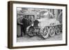 Track Driven Military Vehicle Manufactured by Ford Inspected by Officials-null-Framed Art Print