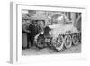 Track Driven Military Vehicle Manufactured by Ford Inspected by Officials-null-Framed Art Print