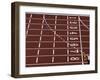 Track Lane Numbers at the Finish Line-Paul Sutton-Framed Premium Photographic Print
