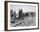 Track-Layers Gang-Building the Union Pacific Railroad Through American Wilderness, 1860S-null-Framed Photographic Print