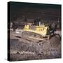 Track Laying - Using a Bulldozer-Heinz Zinram-Stretched Canvas