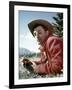 Track of the Cat by William A. Wellman with Robert Mitchum, 1954 (photo)-null-Framed Photo