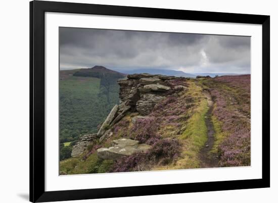 Track on Bamford Edge-Eleanor Scriven-Framed Photographic Print