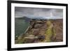 Track on Bamford Edge-Eleanor Scriven-Framed Photographic Print