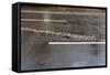 Track on the Road of Berlin Wall-imagsan-Framed Stretched Canvas