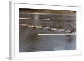 Track on the Road of Berlin Wall-imagsan-Framed Photographic Print