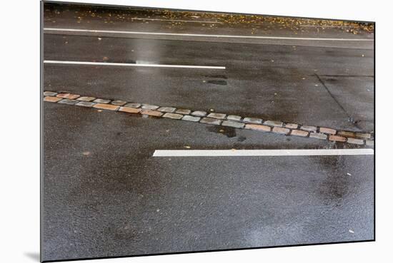 Track on the Road of Berlin Wall-imagsan-Mounted Photographic Print