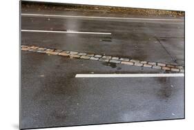 Track on the Road of Berlin Wall-imagsan-Mounted Photographic Print