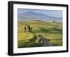 Track, San Quirico D'Orcia, Val D'Orcia, Tuscany, Italy-Peter Adams-Framed Photographic Print