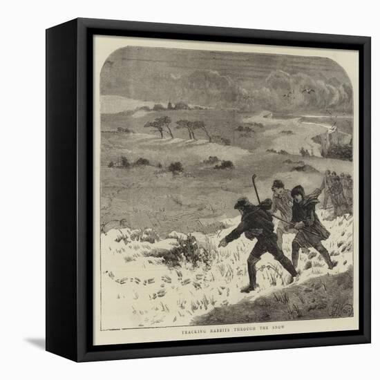 Tracking Rabbits Through the Snow-Harrison William Weir-Framed Stretched Canvas