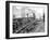 Tracks at 3rd and Madison, Seattle, 1907-Asahel Curtis-Framed Giclee Print