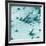 Tracks from cosmic rays, magnified 800 times-Science Source-Framed Giclee Print