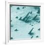 Tracks from cosmic rays, magnified 800 times-Science Source-Framed Giclee Print