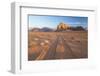 Tracks in the Desert, Wadi Rum, Jordan-Peter Adams-Framed Photographic Print