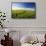 Tracks Leading Through Wheat Field-Terry Eggers-Framed Stretched Canvas displayed on a wall