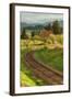 Tracks through Hood River, Oregon-Vincent James-Framed Photographic Print