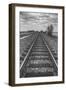 Tracks Through the Central Valley, Sacramento California-Vincent James-Framed Photographic Print