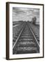 Tracks Through the Central Valley, Sacramento California-Vincent James-Framed Photographic Print