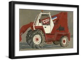 Tracteur, Canville, 2007-Delphine D. Garcia-Framed Giclee Print