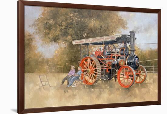 Traction Engine at the Great Eccleston Show, 1998-Peter Miller-Framed Giclee Print