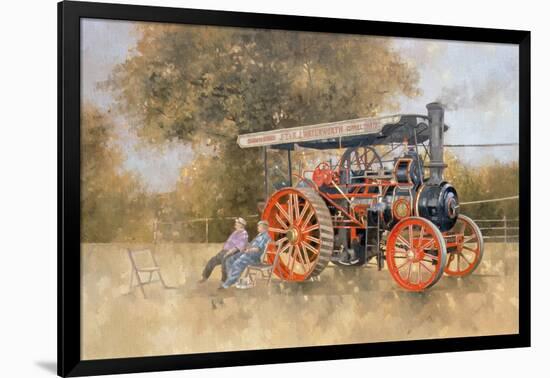 Traction Engine at the Great Eccleston Show, 1998-Peter Miller-Framed Giclee Print