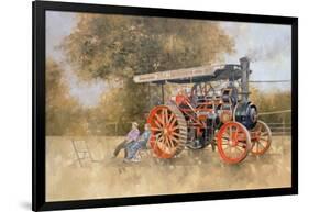Traction Engine at the Great Eccleston Show, 1998-Peter Miller-Framed Giclee Print