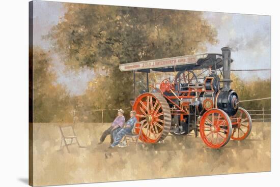 Traction Engine at the Great Eccleston Show, 1998-Peter Miller-Stretched Canvas