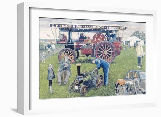 Traction Engines at the Show, 1993-Huw S. Parsons-Framed Giclee Print