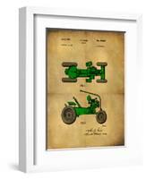 Tractor 1953 - II-Dan Sproul-Framed Art Print