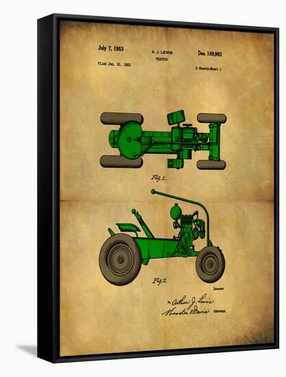 Tractor 1953 - II-Dan Sproul-Framed Stretched Canvas