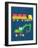 Tractor 3-Kimberly Allen-Framed Art Print